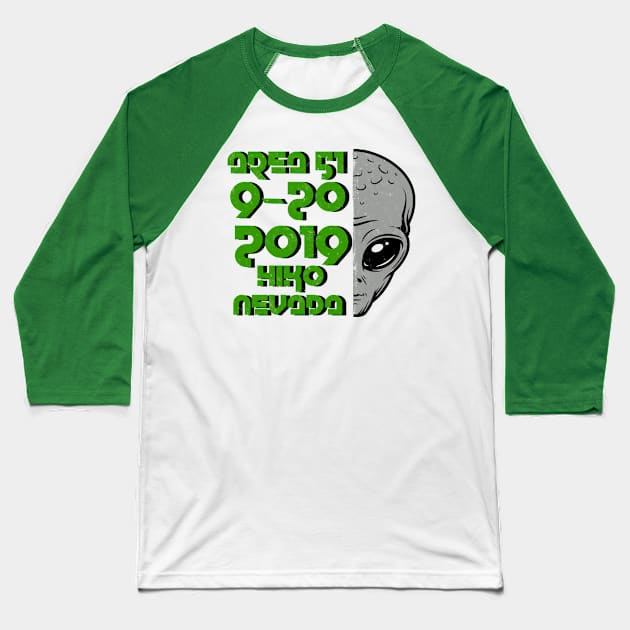 Annual Area 51 Raid 2019! Baseball T-Shirt by Watson Creations